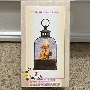 Cracker Barrel Glitter Globe